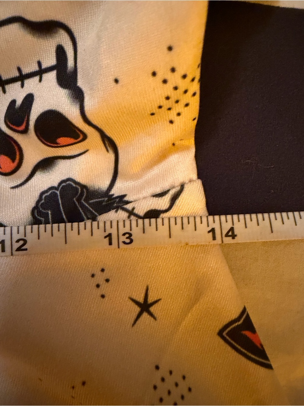 Sourpuss Halloween Black Cats Skater Dress in Cream Sz L - Picture 5 of 6